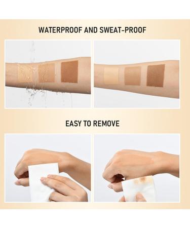  GL-Turelifes Leg Makeup Lotion Waterproof No Transmission Scar Cover Legs and Body Scar Cover Makeup Cover for Legs and Body Shiny Makeup for Women - Buy Online on GoSupps.com