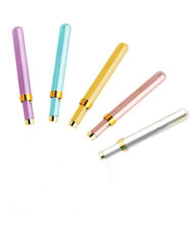 PULABO 5Pcs Retractable Lip Eyeliner Brushes Makeup Cosmetic Stylish Durable
