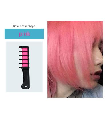 Warm Girl Hair Chalk Comb - 6 Colors Washable Temporary Hair Color for DIY Cosplay & Parties | Perfect Gift for Christmas Halloween & Birthdays - Buy Online on GoSupps.com