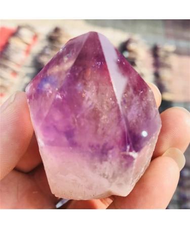 Natural Crystal Rough Natural Quartz Crystal Natural Raw Quartz Brazilian Amethyst Crystal Cluster Yoga Stone Tourmaline Home Decor Paperweight Home Office Decor (Size : 150)