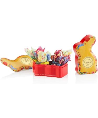  Venchi Venchi - Yellow Easter Bunny Gift Box with Mini Mix of Chocolate Eggs 66g - Gift Idea - Gluten Free - Buy Online on GoSupps.com