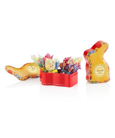 Venchi Venchi - Yellow Easter Bunny Gift Box with Mini Mix of Chocolate Eggs 66g - Gift Idea - Gluten Free