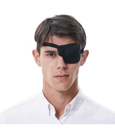2 Pieces Lazy Eye Patches 3D Strabismus Eye Velcro Adjustment Adjustable Eye Patch for Amlyopia and Strabismus for Training Children Adults Left Eye - Buy Online on GoSupps.com