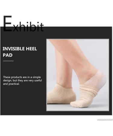 Lurrose Height Increasing Insoles - Invisible Silicone Heel Cushions for Men & Women | Comfort Foot Support Liner - Buy Online on GoSupps.com