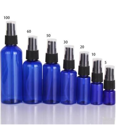 GeRRiT Fine Mist Spray Dispenser Bottle Plastic Spray Empty Bottle Clear Fine Mist Mini Travel Bottle Set Reusable for Cleaning Gardening Plants and Traveling Blue - Buy Online on GoSupps.com
