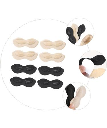 NOLITOY 4 Pairs Dispensing Stickers & Adhesive Shoe Pads - Arch Support Insoles Leather Anti-Wear Heel Pads Foam Inserts (Cuttable 9.5x3.5cm) for Comfort & Fit - Buy Online on GoSupps.com