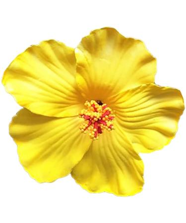 Flower Hairpin Flower Brooch Rose Hair Barrette Accessories for Women s Party Beach Wedding (Yellow) Metal other gemstones