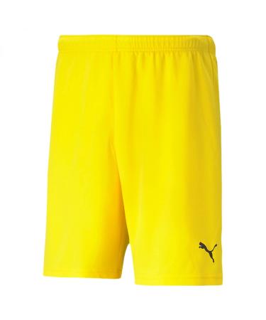 PUMA Unisex Baby Shorts Teamrise Short Jr 128 Yellow (Cyber Yellow-pu