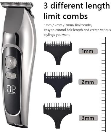 Professional Hair Clippers & Beard Trimmer for Men - Electric Hair Cutter for Barber Shop Quality - Buy Online on GoSupps.com