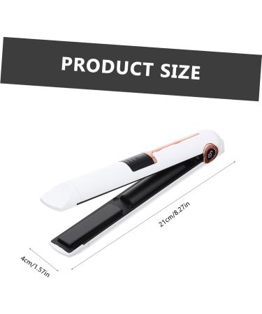 BIUDECO Curling Iron Portable Curling Wand Power Tools Mini Curler White Cordless Abs Travel Straightener White 21X4X3.5CM - Buy Online on GoSupps.com