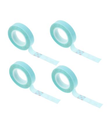 minkissy Hair Extension Holder 4 Rolls Wig Double Sided Tape Hair Patch Tape Adhesive Double Sided Tape Hair Wigs Tape Lace Front Wig Tape Wig Adhesive Tape Front Lace Glue Adhesive Strip