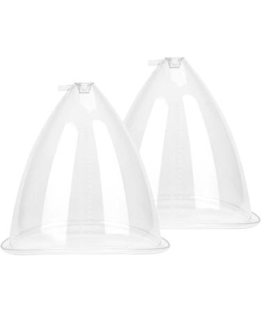 Buy 2 x Lifting Cups 150ml/180ml - Breast Enlargement & Buttock Lift Body Massage - Transparent White - Buy Online on GoSupps.com
