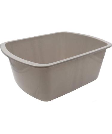 Comfort Axis Rectangular Plastic Wash Basin 7 Quart 3 Pack Grey | Graduations | Durable and Convenient - Buy Online on GoSupps.com