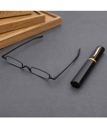 BILIZA Fashion Reading Glasses - Portable 1.0X Blue Light Blocking Eyewear for Men & Women with Pen Clip - Red - Buy Online on GoSupps.com