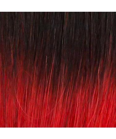 Tape Extensions Ombr - Real Hair 50cm Tape In Hair Extensions | Color #1B/Red | 20 Jogs 2.5g per Tress - Shop Now! - Buy Online on GoSupps.com