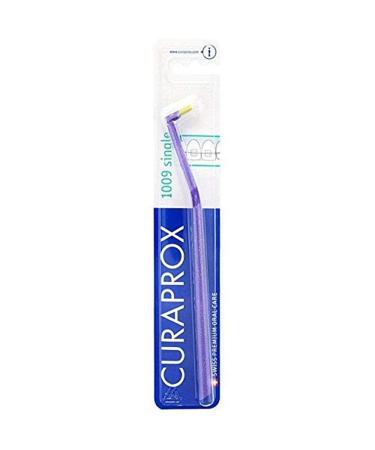 Brush the Curaprox Sensitive Single Orthodontic