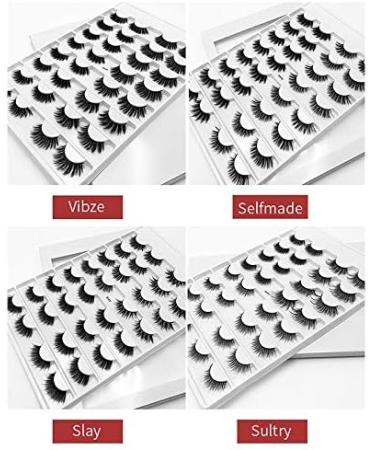 Jalzdieod 16 Pairs Magnetic Eyelashes Curler Set Long 3D Minklashes Wear Faux Cils Natural Thick False Eyelashes - Buy Online on GoSupps.com