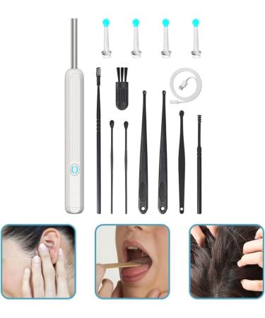 Ear Wax Removal Kit with Camera for Phones - Ear Cleaner Tools Set - White - Buy Online on GoSupps.com