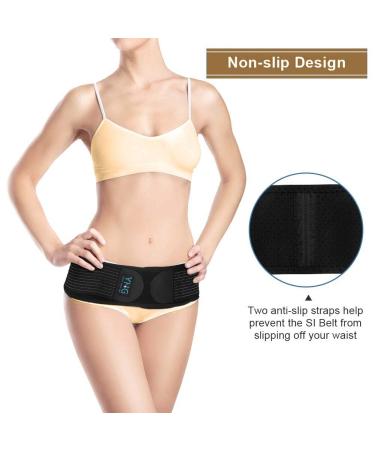Iliosakralg rtel f r Schwangerschaft - Stabilisiere ISG & Linderung der Ischiasnerven | Ezweiji R ckenbandage mit 2-Schichten Klettverschluss - Buy Online on GoSupps.com