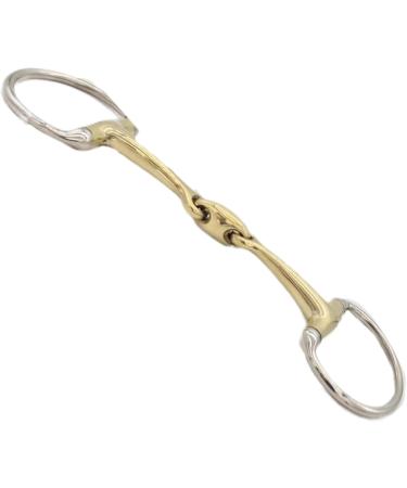 Tysons Breeches D Ring Bit for Coldblood Horses | Oversize Double Broken - 14.5 to 18.5 cm - Buy Online on GoSupps.com