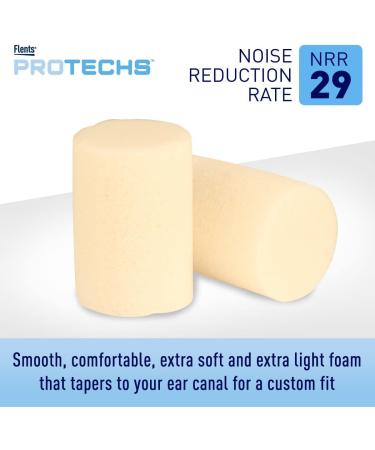 Flents Foam Ear Plugs - 6 Pairs for Sleeping, Snoring, Traveling & Studying | Made in USA - Buy Online on GoSupps.com