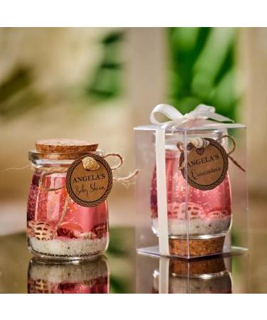 Ocean Theme Gel Candle - Blue Purple Pink Scented Candle with Shells & Starfish | Perfect Desktop Decoration & Valentine's Day Gift - Buy Online on GoSupps.com