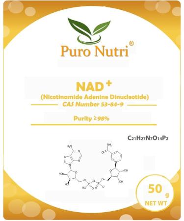 Pure NAD+ Sublingual Powder Nicotinamide Adenine Dinucleotide (53-84-9) HPLC 98% - Buy Online on GoSupps.com
