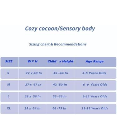 WGUST Sensory Sock Stretchy Body Sock Full Body Wrap to Relieves Stress and Hypo-Sensitivity for Boys Girls with AutismAnxiety (Color : Sky Blue Size : XL/X-Large-74 * 165cm) XL/X-Large-74*165cm Sky Blue - Buy Online on GoSupps.com