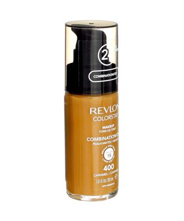 Revlon Colorstay Makeup 400 Caramel - Long-Lasting Foundation for CombinationOily Skin - 1 fl oz - Buy Online on GoSupps.com