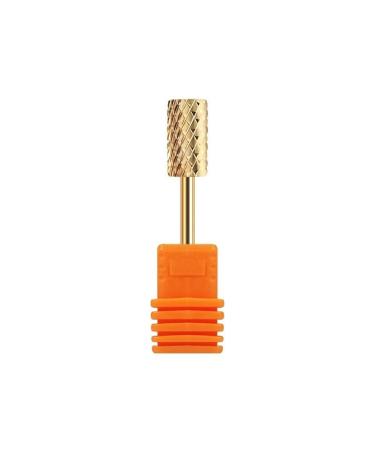 Nail Art Tungsten Steel Polishing Head Round Head Metal Alloy Polishing Drill Gold Polishing/removal Head(Golden-XXC)