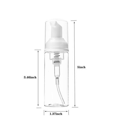 10 Pcs 2oz Foam Pump Bottles | BPA Free Soap Dispenser for Travel & Cosmetics | Hand Soap, Shampoo, Cleaning - Buy Online on GoSupps.com