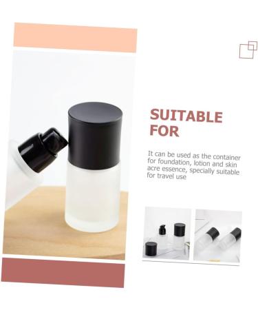 4 Pcs Liquid Foundation Press Bottle Empty Bottle Travel Filling As Shownx2pcs 8.5x3.9cmx2pcs - Buy Online on GoSupps.com
