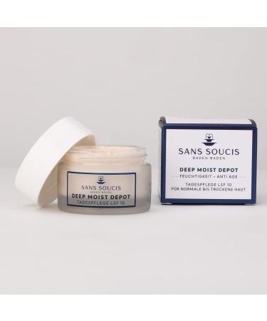  SANS SOUCIS BADEN-BADEN Sans Soucis Day Cream SPF 10 50ml Facial Care for Dry Skin Deep Moist Depot Moisturizer - Buy Online on GoSupps.com