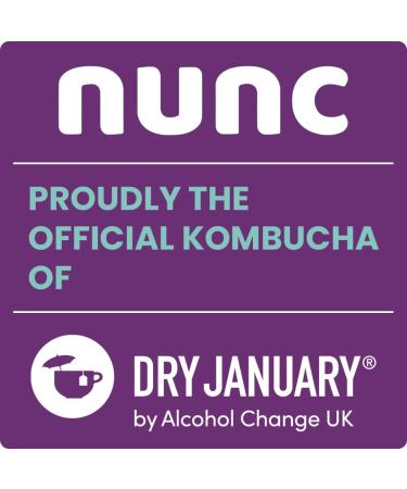 Nunc Jun-Kombucha Hops Monster (12 x 330ml) - Premium Non-Alcoholic Beer Alternative - Gut Health & Refreshing Drink - Gluten Free - Buy Online on GoSupps.com
