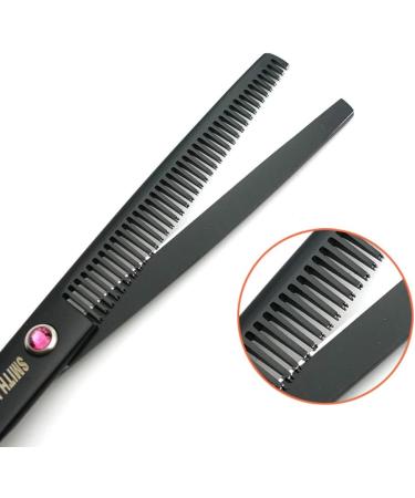 7.0-inch Professional Dog Grooming Scissors Set - Straight, Thinning, Curved, Chunkers - 4pcs with Comb - Right-Handed - Buy Online on GoSupps.com