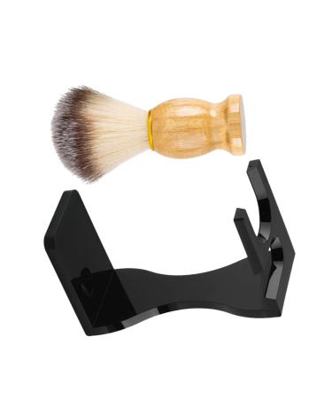 Magiclulu 5 sets Razierset Friseur Razor Display Display holder for shaver shaving brushes and stands men's shave shaving stands Soft hairdressing brushes jack acrylic hair clip man household
