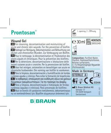Prontosan D5616 Wound Gel 30ml - Advanced Wound Healing Solution - Buy Online on GoSupps.com