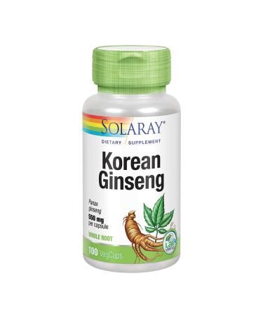 Solaray Korean Ginseng 550 mg 100 VegCaps