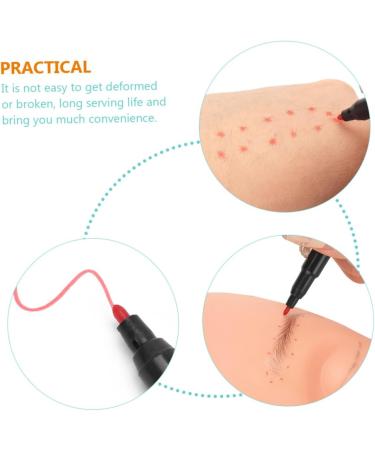 Beavorty 30 Pcs Eyebrow Pen Makeup Tools White Eye Pencil Cosmetic Liner Pen Brush Water Proof - Buy Online on GoSupps.com