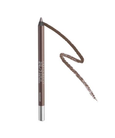 URBAN DECAY 24/7 Glide-On Waterproof Eyeliner Pencil - Smudge-Proof - 16HR Wear - Long-Lasting Ultra-Creamy & Blendable Formula - Sharpenable Tip Mushroom (taupe brown shimmer)