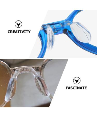 Fomiyes U-Shaped Glass Holder Pads - Anti-Slip Nose Pads for Full Frame Glasses & Sunglasses - Durable Accessories (2.5x2.1cm) - Buy Online on GoSupps.com