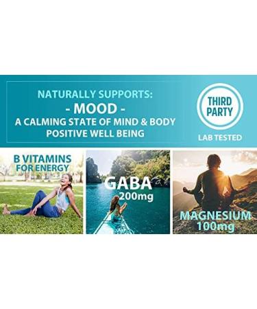 ZENTA Natural Relief Supplement | Calm Body & Mind | Mood Enhancer with GAB 5-HTP Ashwagandha Chamomile DMAE | 60 ct - Buy Online on GoSupps.com