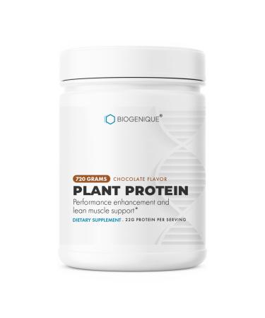 Vegan Protein Powder Chocolate 22g Plant Based Protein Organic Pea & Brown Rice Protein for Muscle Support and Recovery Made in USA - Vegan Non-GMO Gluten Free