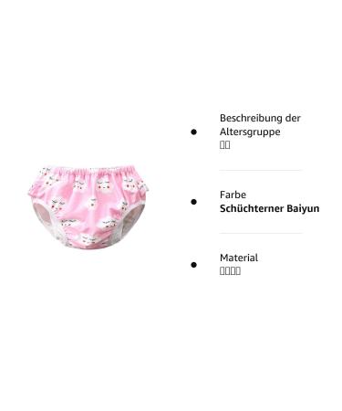 Buy Adorable Reusable Baby Swimming Trousers | Girls Swimming Diaper for Toddlers (0-4 Years) - Shyly Baiyun XL-36 (3-4 Years 36-44 lbs) - Buy Online on GoSupps.com