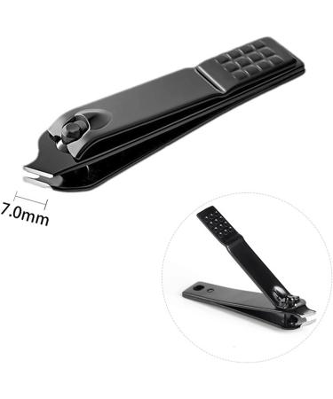 SVAASA Nail Clippers Nail Art Tools Nail Clipper Stainless Steel Electrophoresis Black Nail Clipper Single Function Nail Clipper (Color : Straight) - Buy Online on GoSupps.com