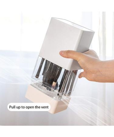 Obahdirry Receive 1 Bucket of Desktop Makeup Brush Wipe Boxes Eye Shadow Brush Lipstick Cosmetics Eyeliner Brush Pot - Buy Online on GoSupps.com