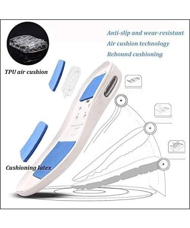 QDCZDQ Women's Diabetic Air Cushion Walking Shoes - Lightweight Adjustable Elderly Sneakers for Swollen Feet - Gris, Size 7 US - Buy Online on GoSupps.com