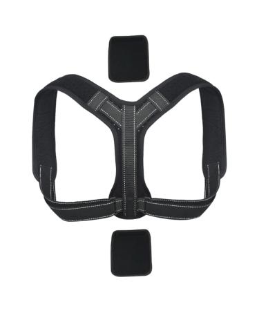 FRCOLOR 1 Set Belt Adjustable Straightener for Posture Strap Convenient Posture Correctors Strap Power Supply Major Sponge 24x17cm Black