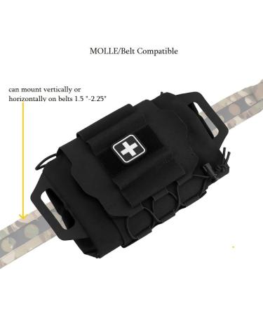 Tactical Military Bag MOLLE First Aid Belt Pouch | Survival Med Roll Carrier with Hypalon Handle - Buy Online on GoSupps.com