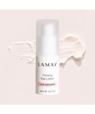 LaMav Firming Eye Lotion - Anti-Wrinkle & Anti-Aging Eye Cream with 7 Potent Actives | Cruelty-Free Formula for Firmer Skin & Reduced Dark Circles - Buy Online on GoSupps.com